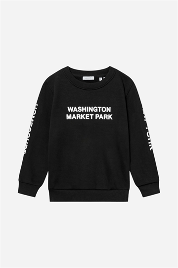 Les Deux Washington Sweatshirt - Svart / Ljus Elfenben